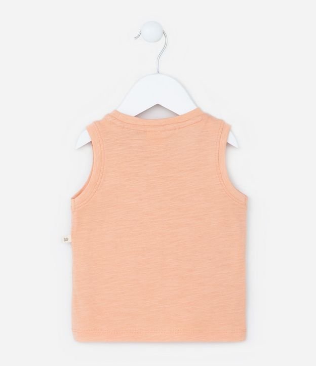 Musculosa Infantil en Algodón con Pequeño Bolsillo - Talle 0 a 18 meses 3