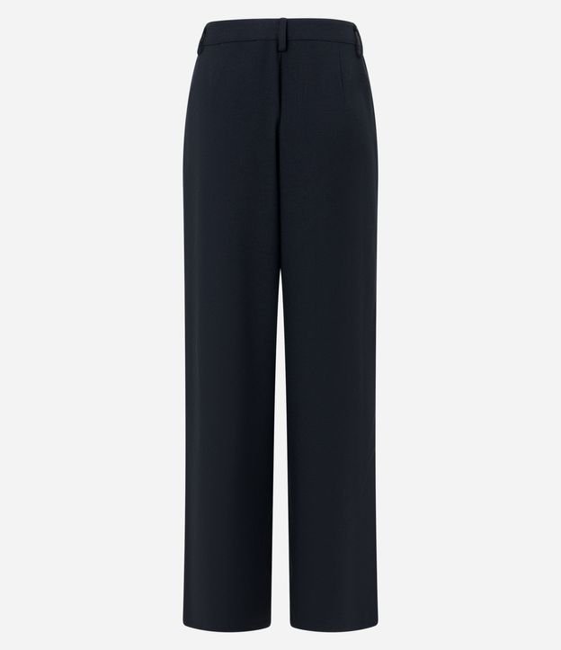 Pantalón Recto Sastrería con Cintura Asimétrica 6
