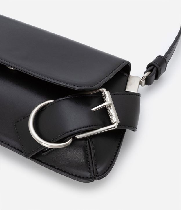 Cartera Baguette Pequeña con Detalles de Hebillas 6