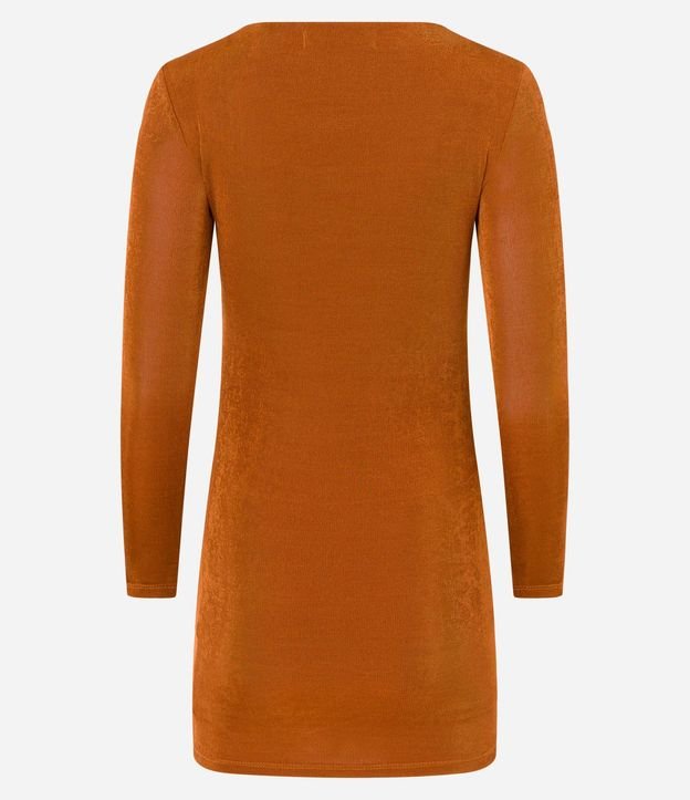 Vestido Corto con Escote Asimétrico y Fruncido 7