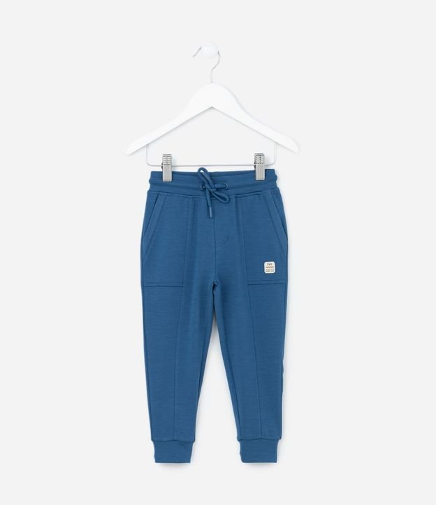 Pantalón Infantil en Modal con Recortes y Bolsillos - Talle 1 a 6 años 2