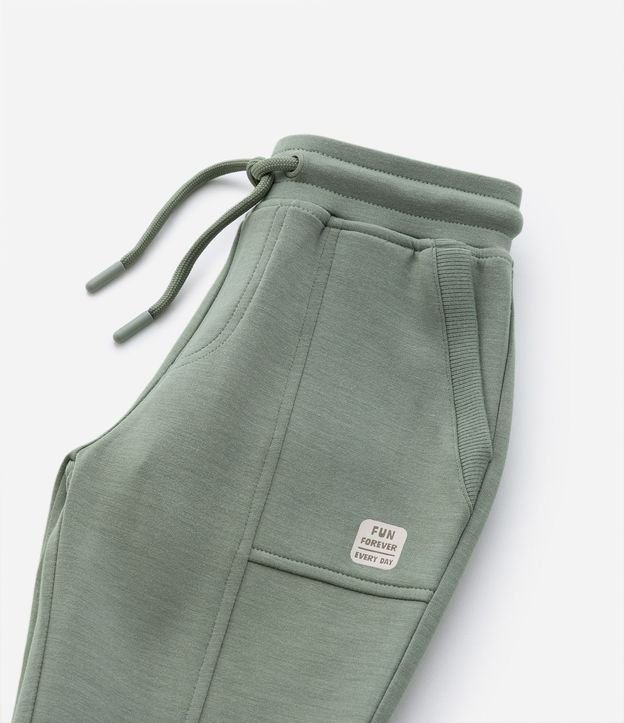 Pantalón Infantil en Modal con Recortes y Bolsillos - Talle 1 a 6 años 7