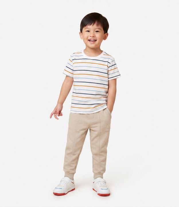 Pantalón Infantil en Modal con Recortes y Bolsillos - Talle 1 a 6 años 1