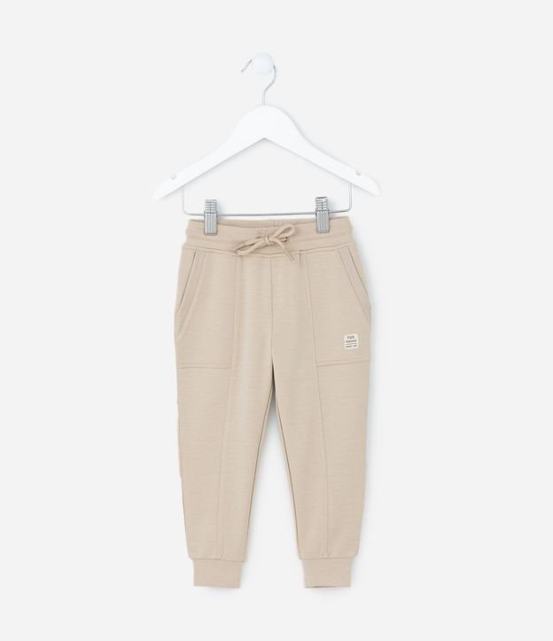 Pantalón Infantil en Modal con Recortes y Bolsillos - Talle 1 a 6 años 2
