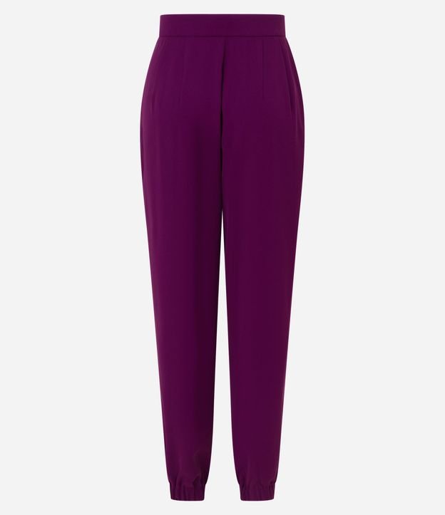 Pantalón Jogger en Crepé con Pliegues 7