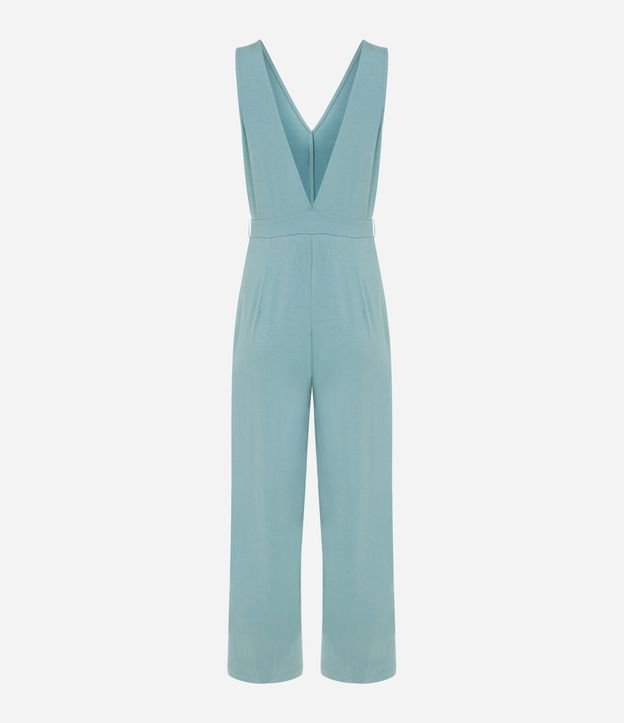 Mono Pantalona en Viscosa con Escote Traspasado 7