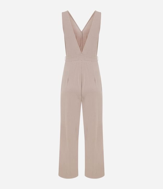 Mono Pantalona en Viscosa con Escote Traspasado 6