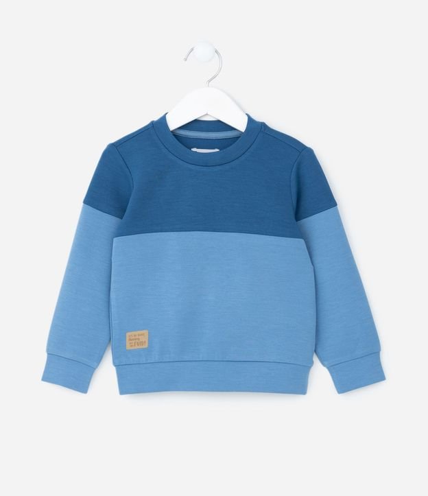 Buzo Infantil en Modal con Recortes - Talle 1 a 6 años