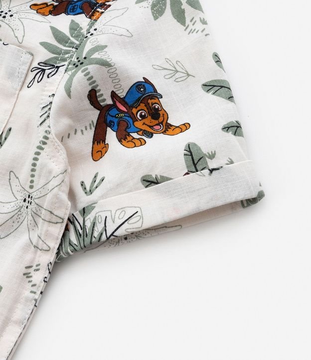 Camisa Infantil en Algodón Estampa Paw Patrol - Talle 1 a 5 años 4