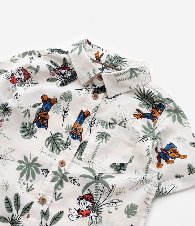 Camisa Infantil en Algodón Estampa Paw Patrol - Talle 1 a 5 años 6