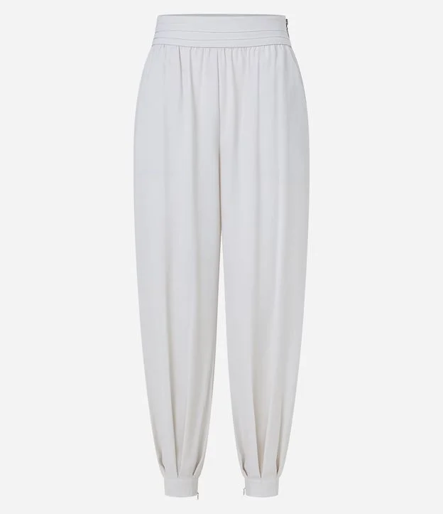 Pantalón Aladim Sastrería con Pliegues en el Bajo