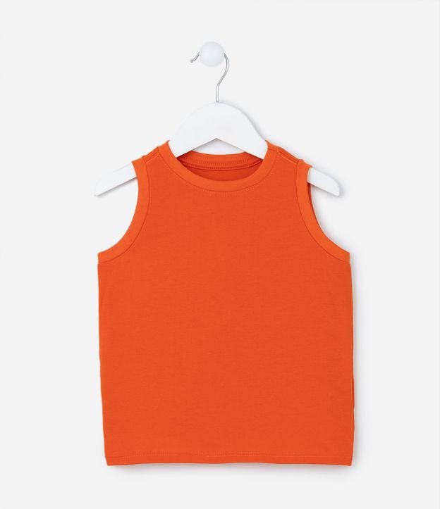 Musculosa Básica Infantil en Algodón - Talle 1 a 5 años