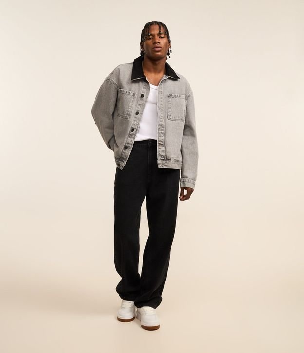Pantalón Baggy Jeans con Bolsillos