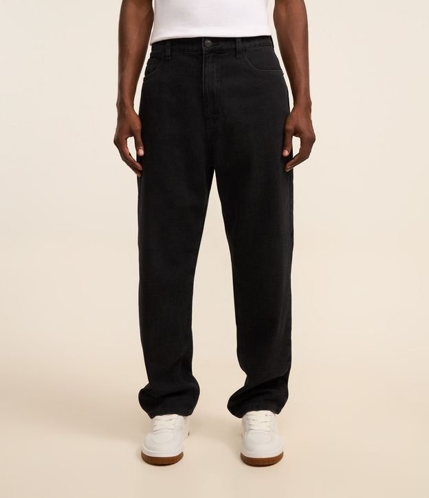 Pantalón Baggy Jeans con Bolsillos 2