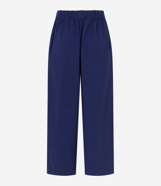 Pantalón Pantacourt en Viscosa con Botones Delanteros 6