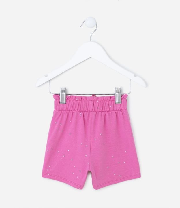 Short Clochard Infantil en Algodón con Brillo - Talle 1 a 5 años 3