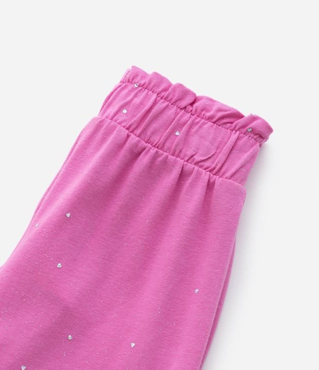 Short Clochard Infantil en Algodón con Brillo - Talle 1 a 5 años 4