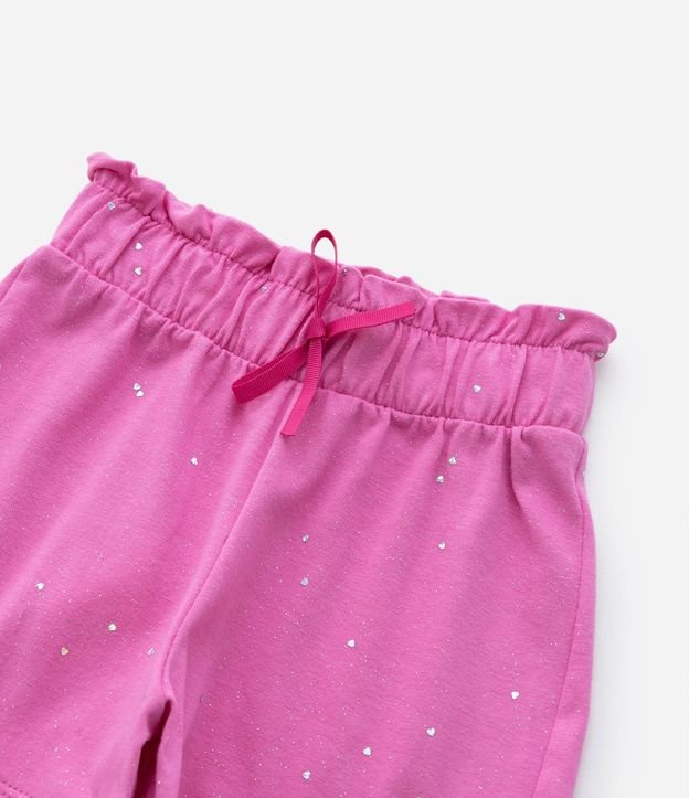 Short Clochard Infantil en Algodón con Brillo - Talle 1 a 5 años 6