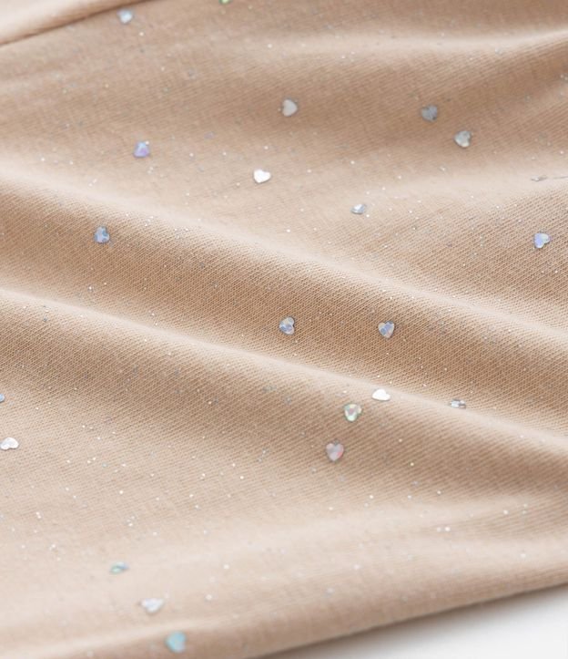 Short Clochard Infantil en Algodón con Brillo - Talle 1 a 5 años 3