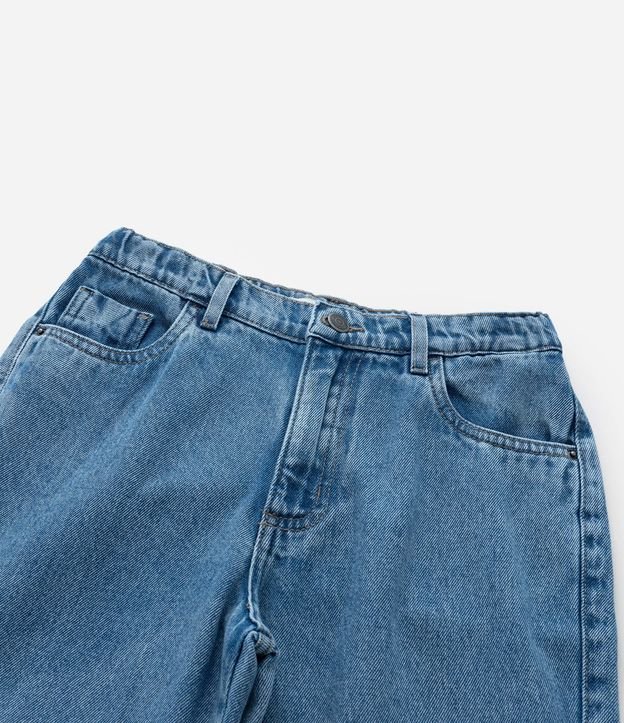 Pantalón Cargo en Jeans con Bolsillo Lateral - Talle 5 a 14 años 8