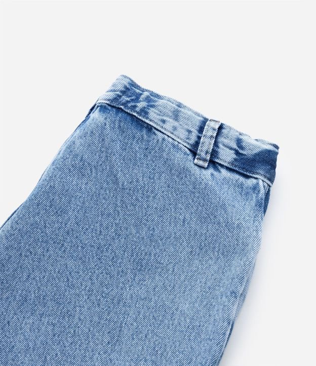 Pantalón Cargo en Jeans con Bolsillo Lateral - Talle 5 a 14 años 6