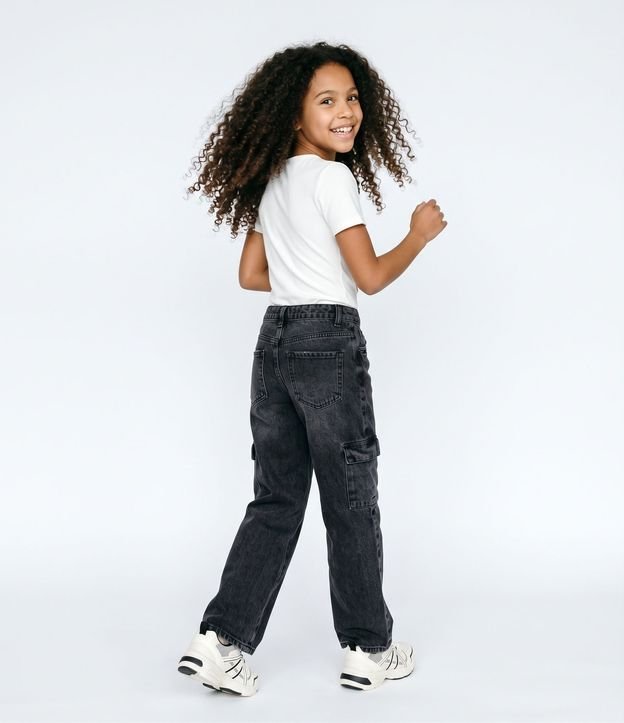 Pantalón Cargo Infantil en Sarga con Bolsillo Lateral - Talle 5 a 14 años 10