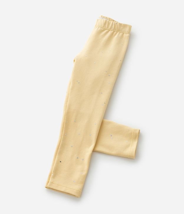 Pantalón Legging Infantil en Cotton con Purpurina - Talle 1 a 5 años 5