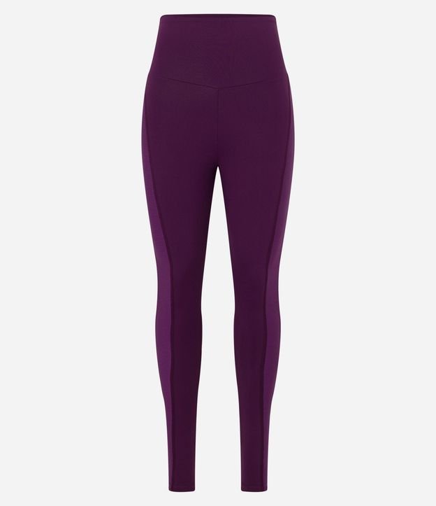 Pantalón Legging Deportiva en Poliamida con Detalle Texturizado 7