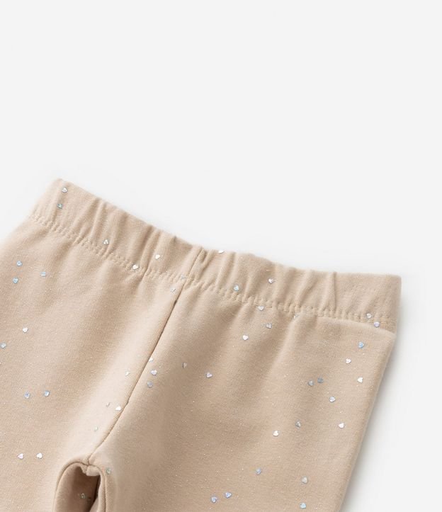 Pantalón Legging Infantil en Cotton con Purpurina - Talle 1 a 5 años 4