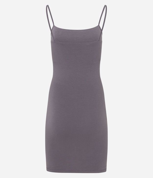 Vestido Corto en Algodón con Breteles Finos 7