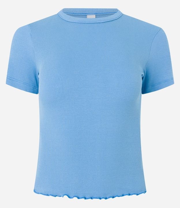 Blusa en Viscosa Texturizada con Bajo Ondulado 5