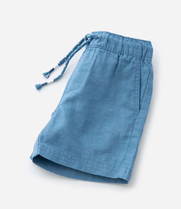 Bermuda Infantil en Lino con Bolsillo - Talle 1 a 5 años