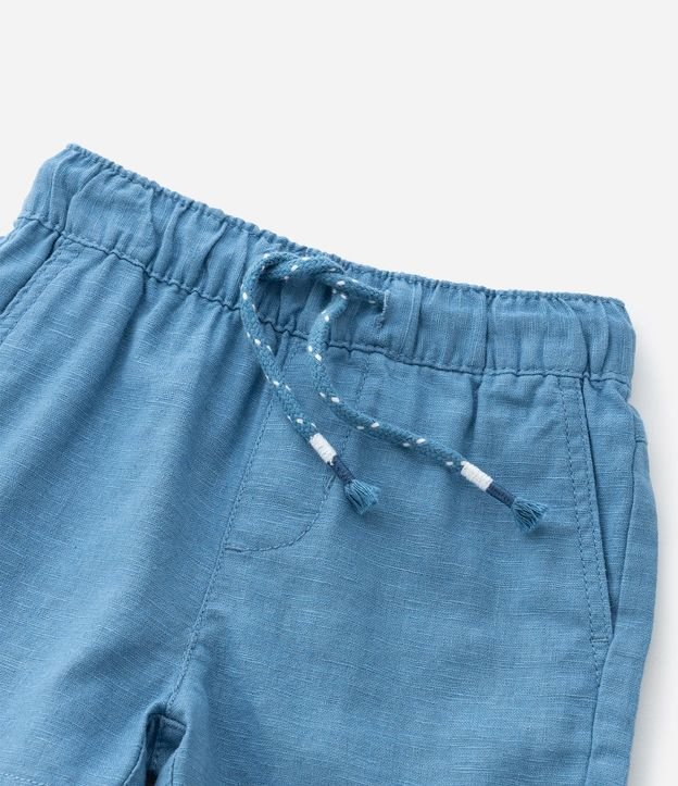 Bermuda Infantil en Lino con Bolsillo - Talle 1 a 5 años 8