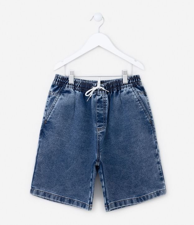 Bermuda Infantil en Jeans con Cintura Elástica - Talle 5 a 14 años 3