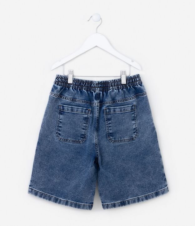 Bermuda Infantil en Jeans con Cintura Elástica - Talle 5 a 14 años 4