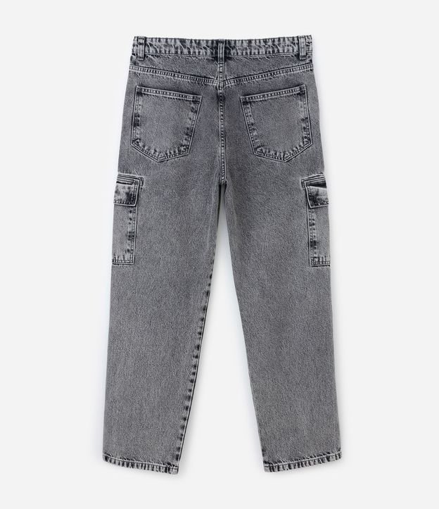 Pantalón Baggy de Jean con Bolsillos Cargo 9