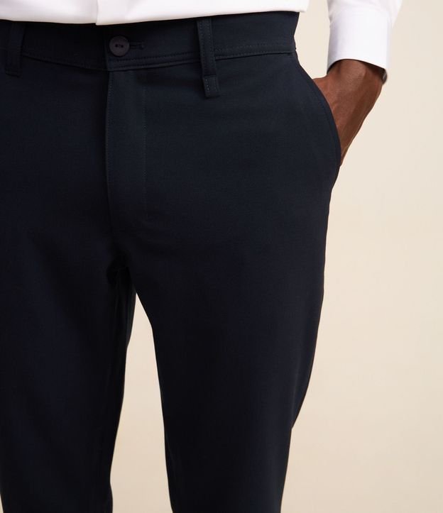 Pantalón Básica Slim Cropped Sastrería con Elastano 5