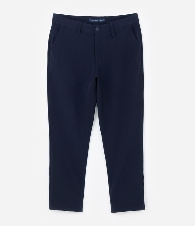 Pantalón Básica Slim Cropped Sastrería con Elastano 6