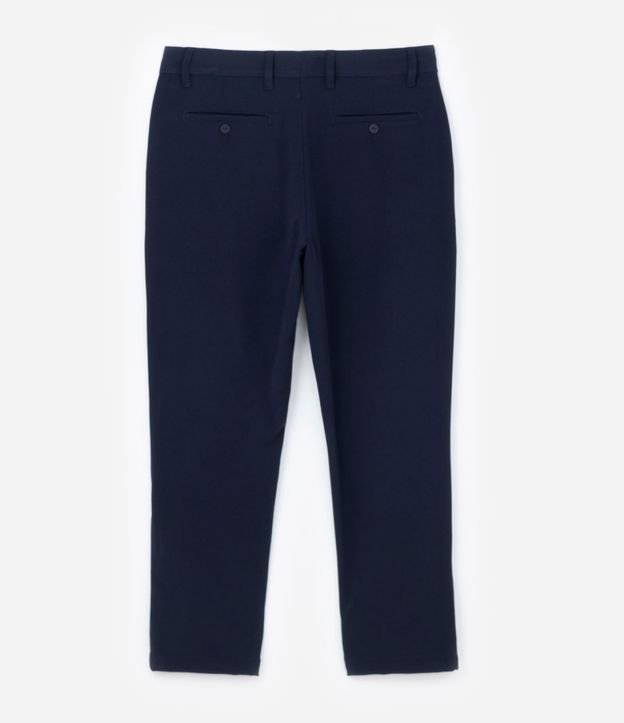 Pantalón Básica Slim Cropped Sastrería con Elastano 7