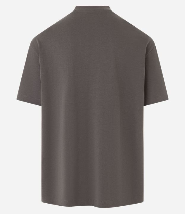 Remera Relaxed en Algodón con Efecto Grueso 7