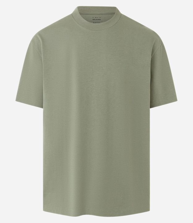 Remera Relaxed en Algodón con Efecto Grueso 5