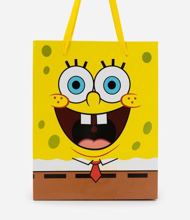 Embalaje de Regalo Pequeño con Estampa Bob Esponja 3