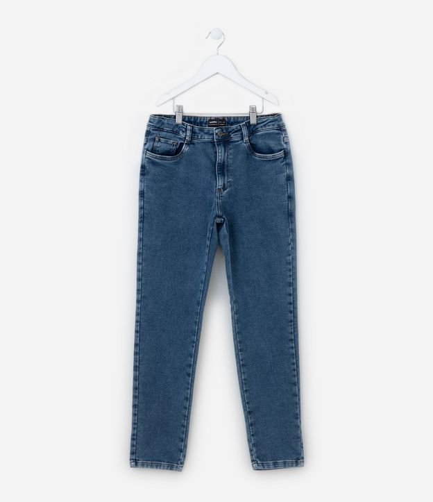 Pantalón Comfort Infantil en Jeans Jaspeado - Talle 5 a 14 años 2