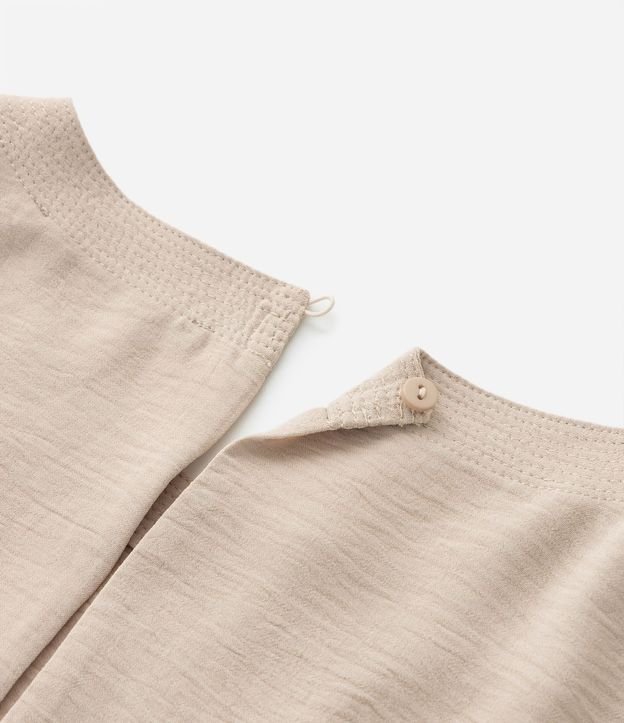 Blusa Manga Corta Texturizada con Detalle en el Cuello Curve & Plus Size 8