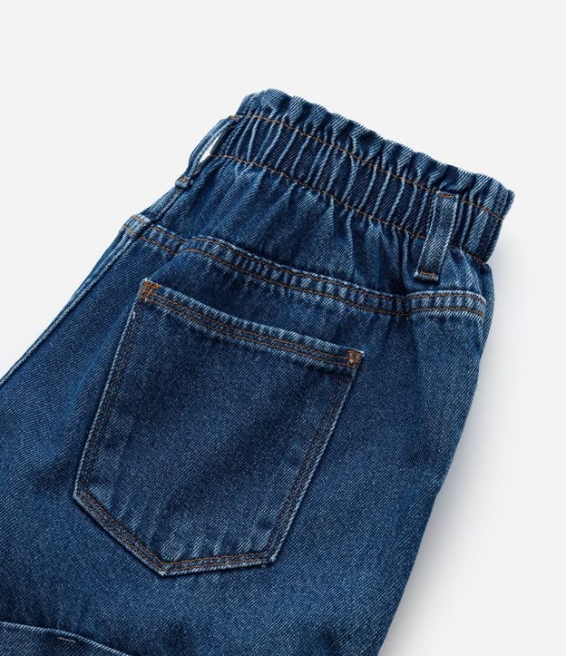 Short Clochard Infantil en Jeans con Bajo Plegado - Talle 5 a 14 años 8