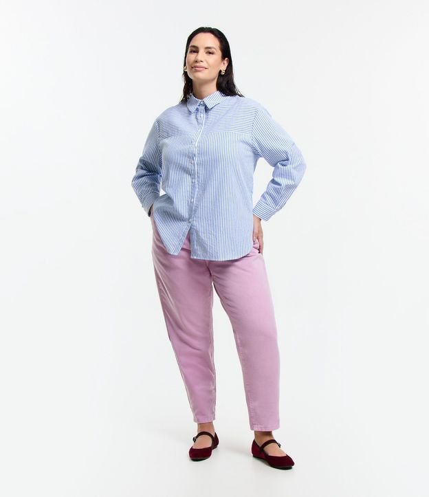 Camisa en Ana Ruga Rayada Curve & Plus Size 2