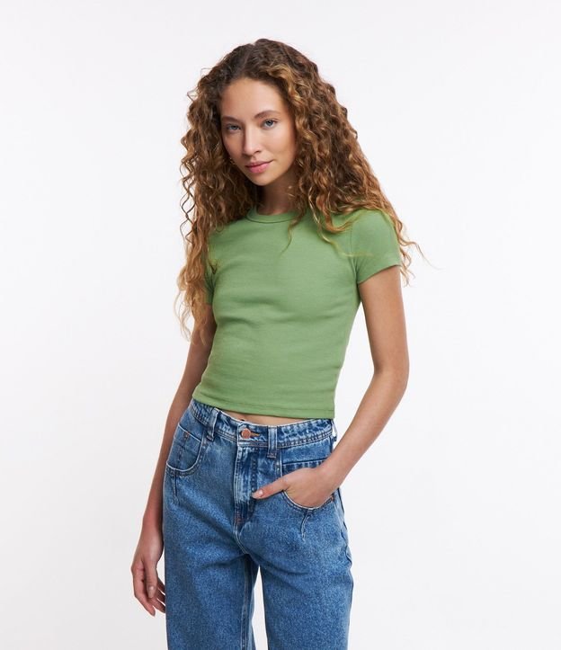 Blusa en Rib Acanalada