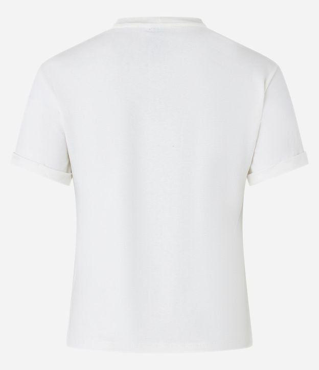 Blusa Básica en Viscosa con Manga Dobrada 7