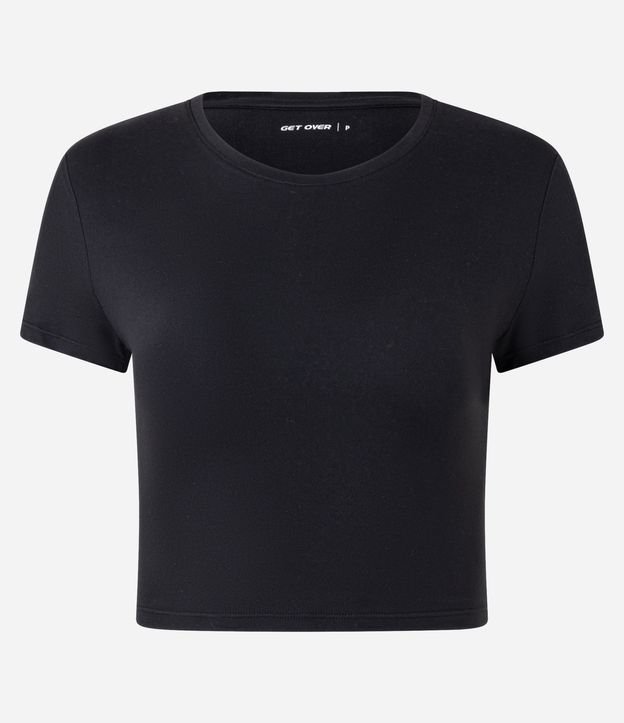 Remera Cropped Deportiva con Diferencial Tacto Suave 6