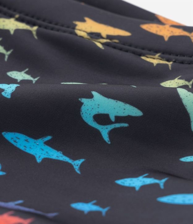 Boxer Infantil con Protección UV y Estampa de Tiburones - Talle 5 a 14 años 4